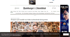 Desktop Screenshot of abendblatt.de