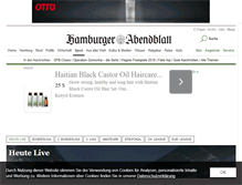 Tablet Screenshot of liveticker.abendblatt.de
