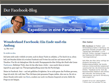 Tablet Screenshot of facebook-blog.abendblatt.de