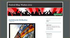 Desktop Screenshot of festival-blog.abendblatt.de